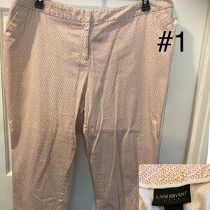 Lane Bryant Cuffed capris